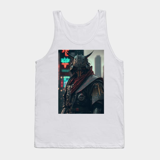 Sci Fi Samurai Tank Top by johnsalonika84